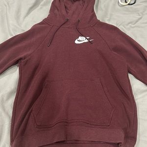 maroon nike hoodie